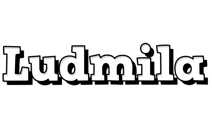 Ludmila snowing logo