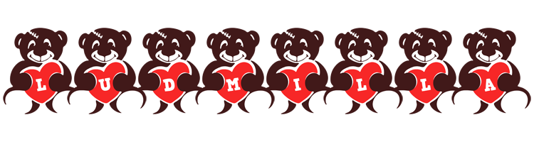 Ludmilla bear logo