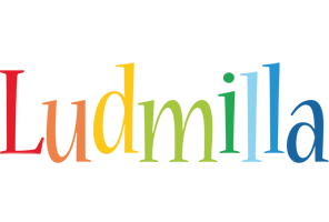 Ludmilla birthday logo