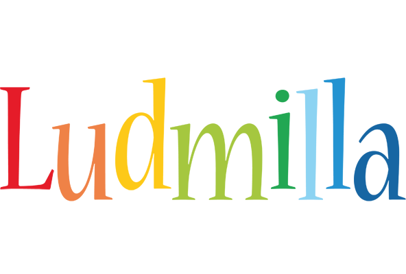 Ludmilla birthday logo