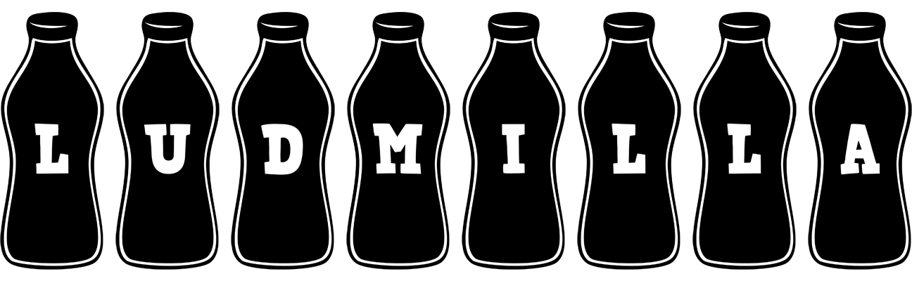 Ludmilla bottle logo