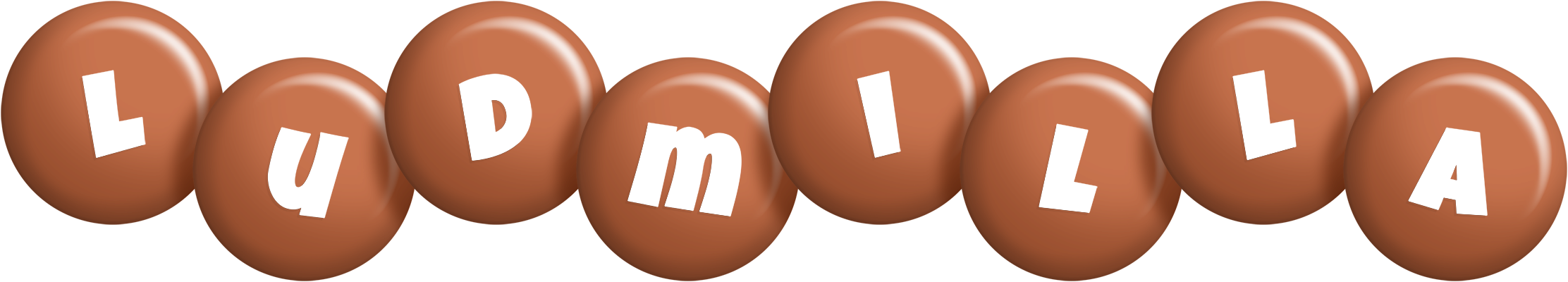 Ludmilla candy-brown logo