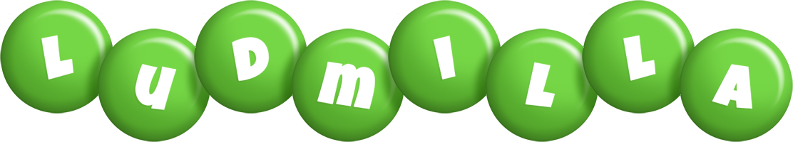 Ludmilla candy-green logo