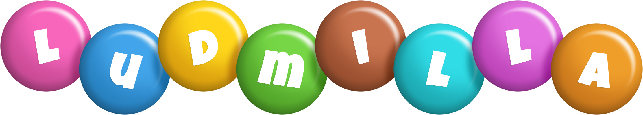 Ludmilla candy logo