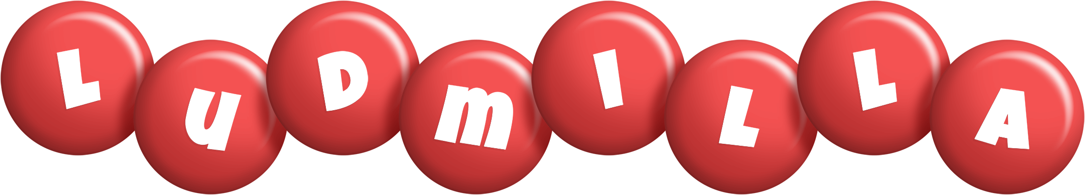 Ludmilla candy-red logo