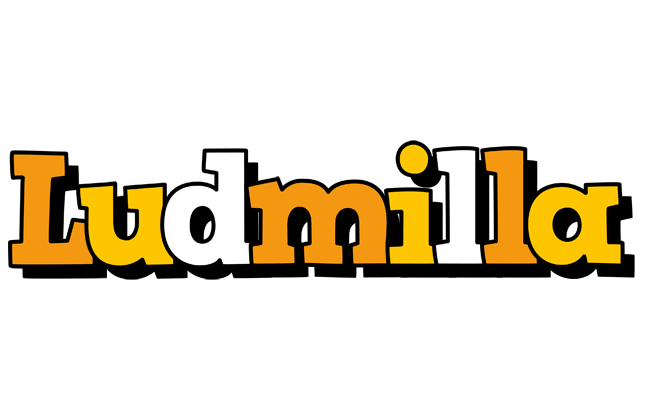 Ludmilla cartoon logo