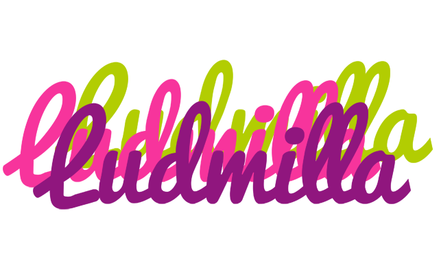 Ludmilla flowers logo