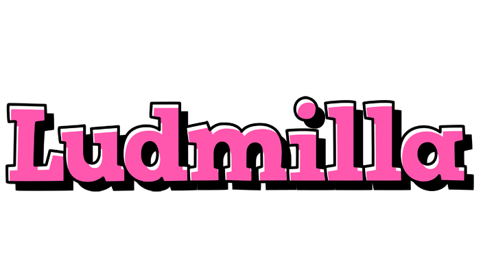 Ludmilla girlish logo