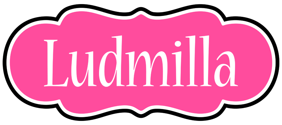 Ludmilla invitation logo