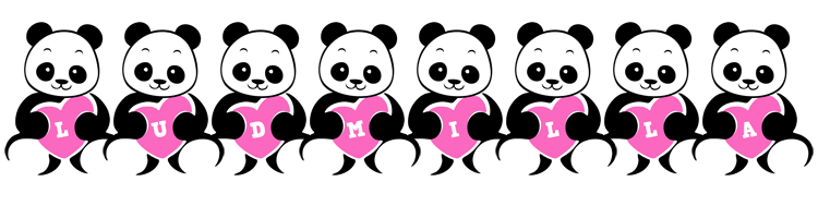 Ludmilla love-panda logo