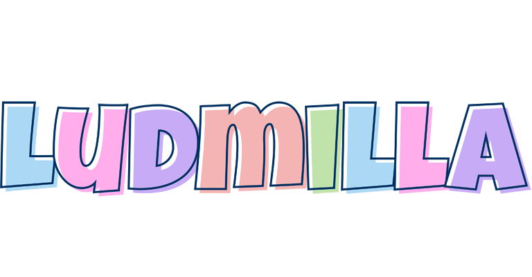 Ludmilla pastel logo