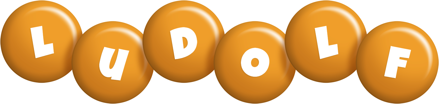 Ludolf candy-orange logo