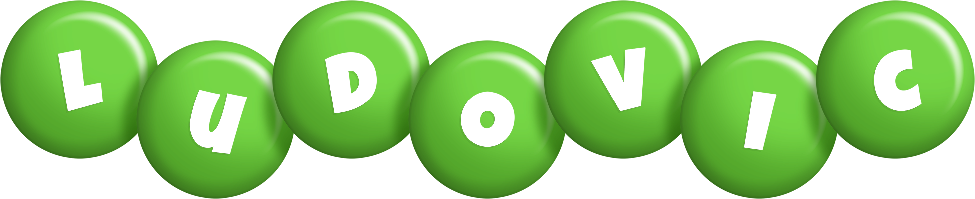 Ludovic candy-green logo