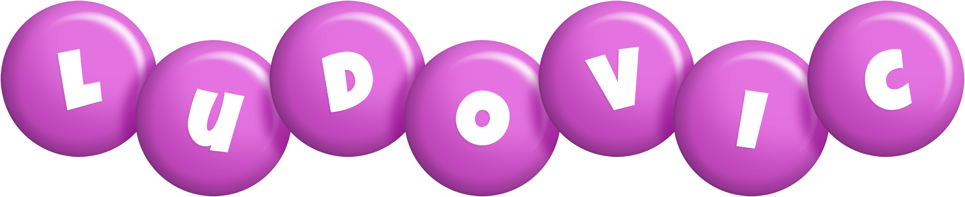 Ludovic candy-purple logo