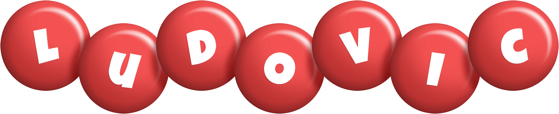 Ludovic candy-red logo