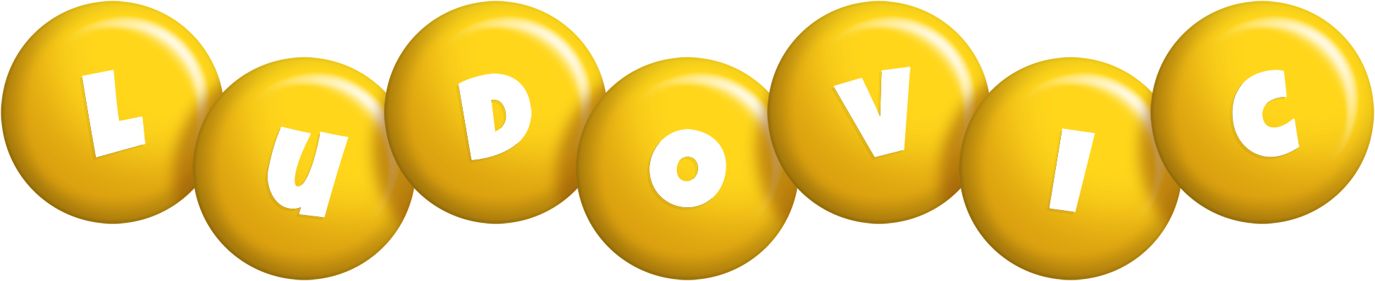 Ludovic candy-yellow logo
