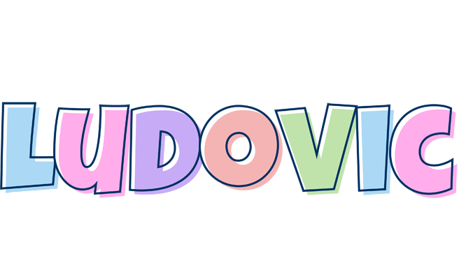 Ludovic pastel logo