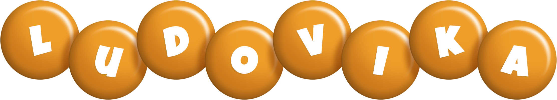 Ludovika candy-orange logo