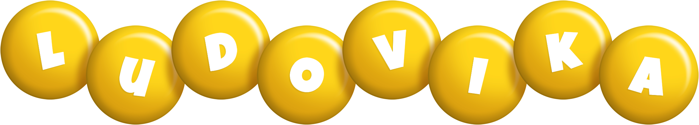 Ludovika candy-yellow logo