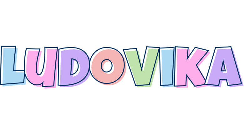 Ludovika pastel logo