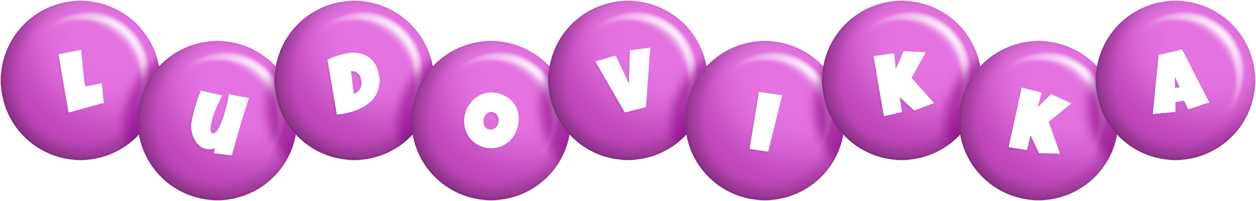 Ludovikka candy-purple logo