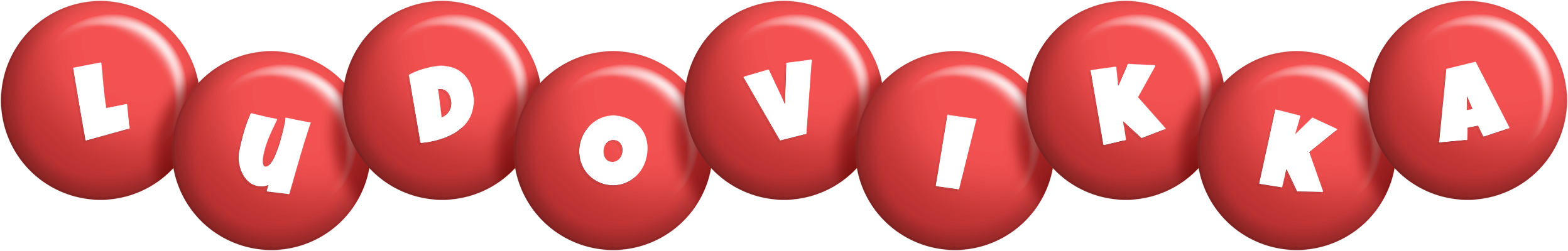 Ludovikka candy-red logo