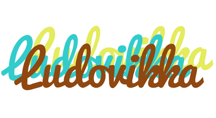 Ludovikka cupcake logo