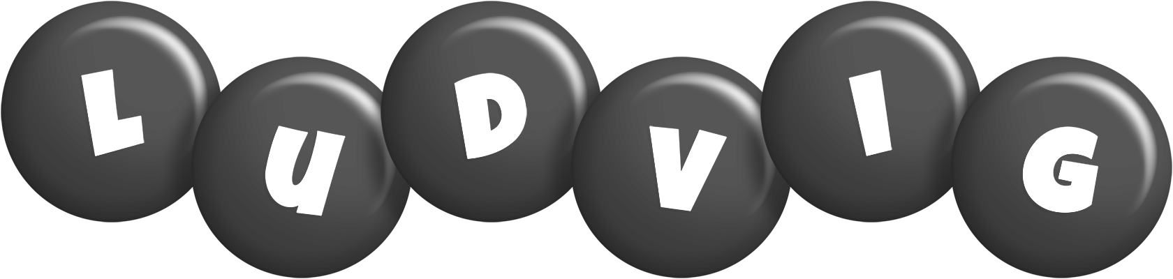 Ludvig candy-black logo