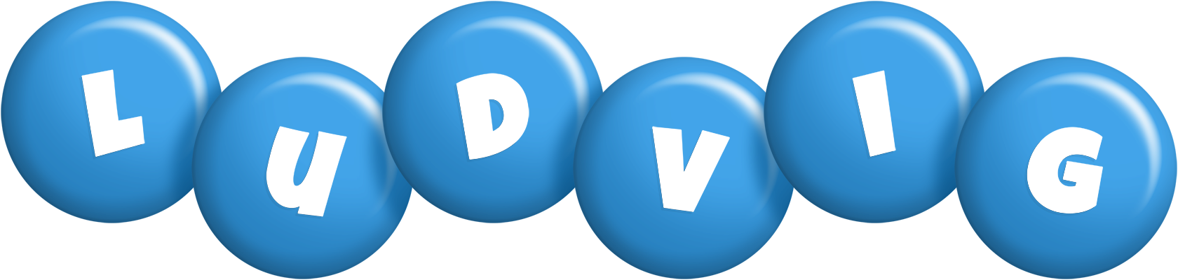 Ludvig candy-blue logo