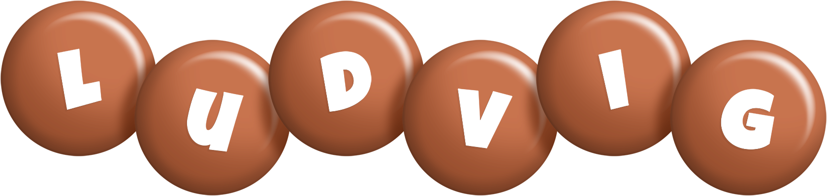 Ludvig candy-brown logo