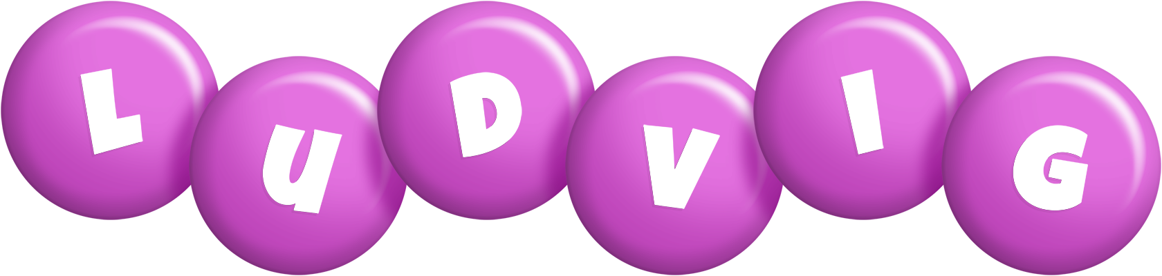 Ludvig candy-purple logo