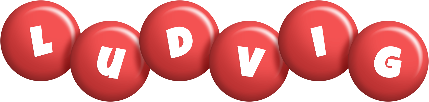 Ludvig candy-red logo