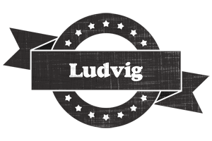 Ludvig grunge logo