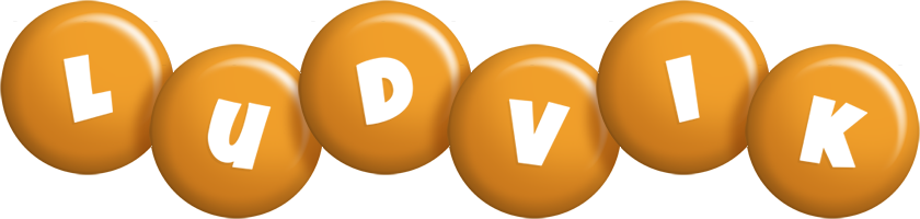 Ludvik candy-orange logo