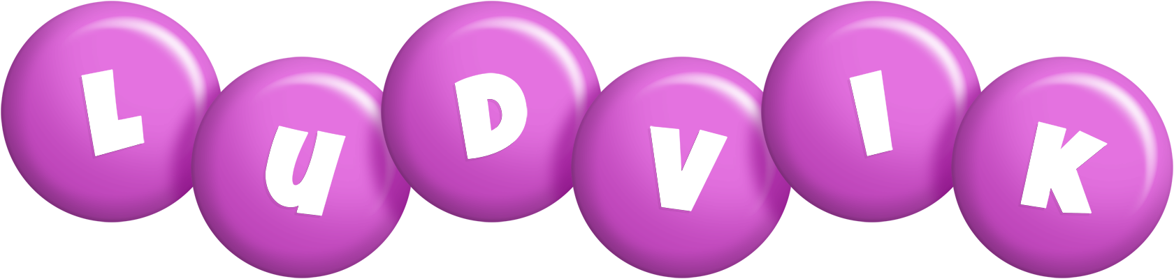 Ludvik candy-purple logo