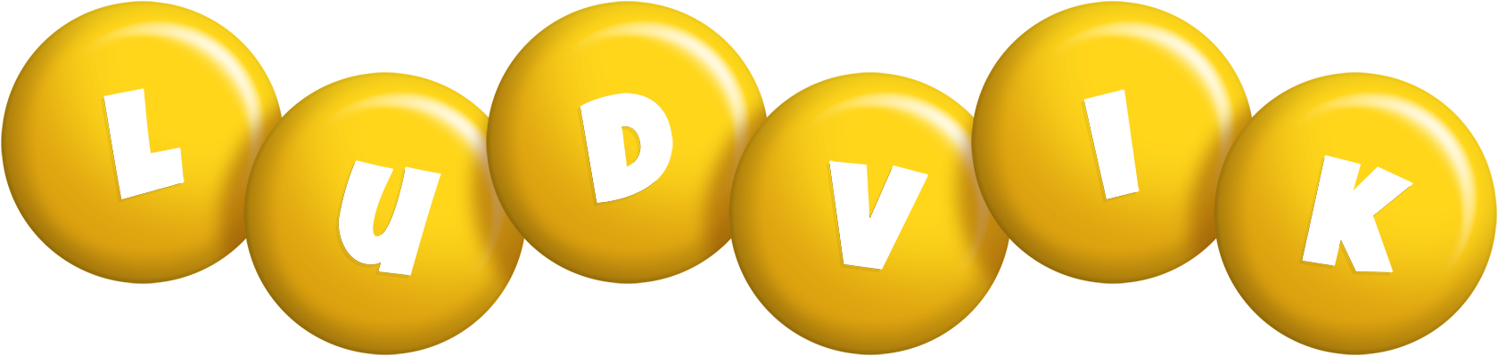 Ludvik candy-yellow logo
