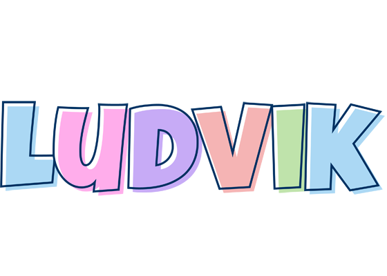 Ludvik pastel logo