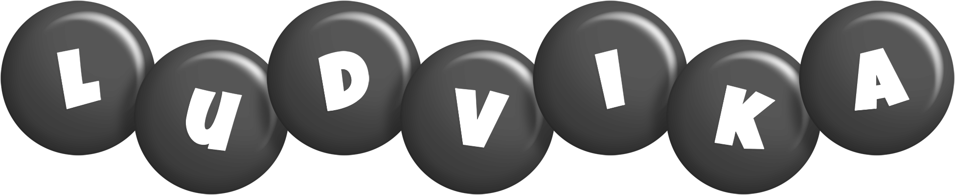 Ludvika candy-black logo