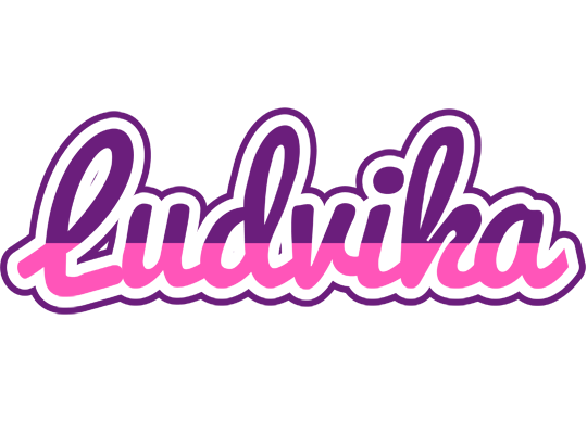 Ludvika cheerful logo