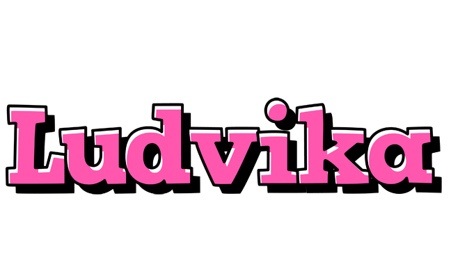 Ludvika girlish logo