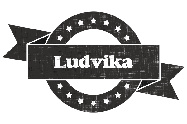 Ludvika grunge logo