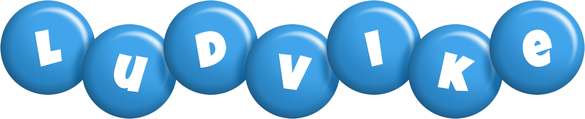 Ludvike candy-blue logo