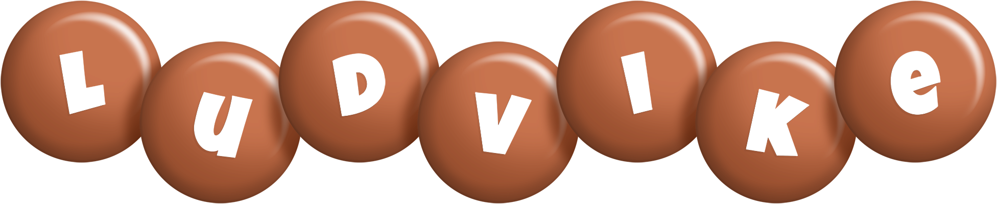 Ludvike candy-brown logo