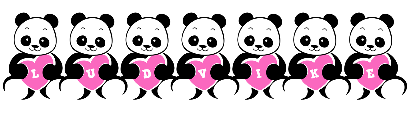 Ludvike love-panda logo