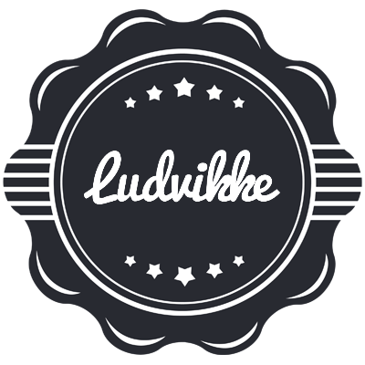 Ludvikke badge logo