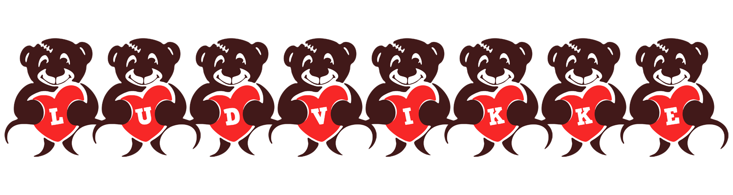 Ludvikke bear logo