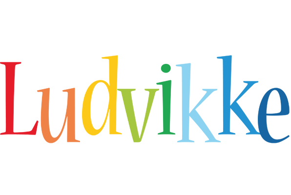Ludvikke birthday logo