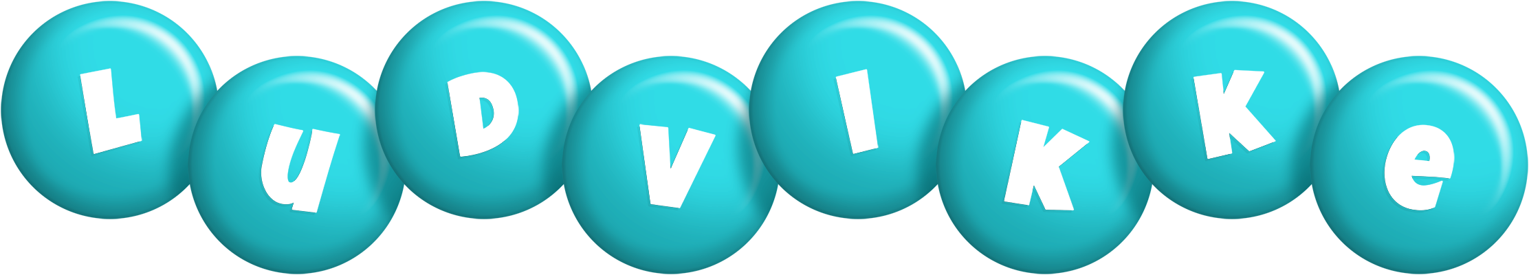 Ludvikke candy-azur logo