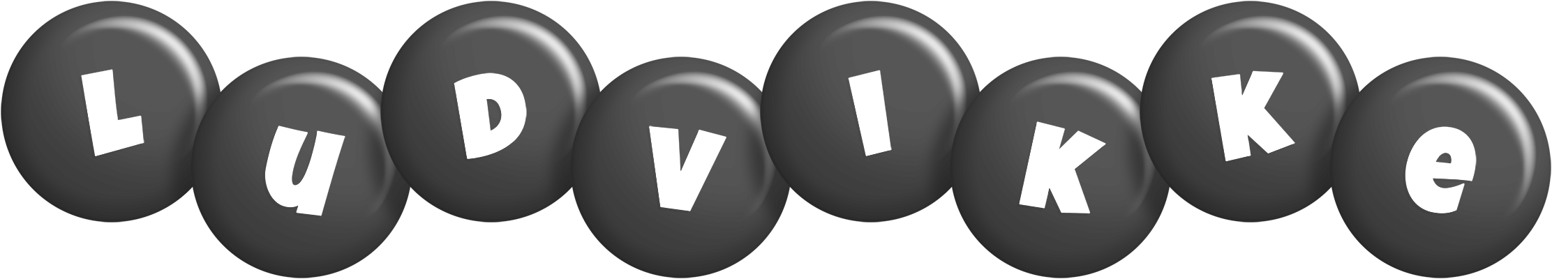 Ludvikke candy-black logo