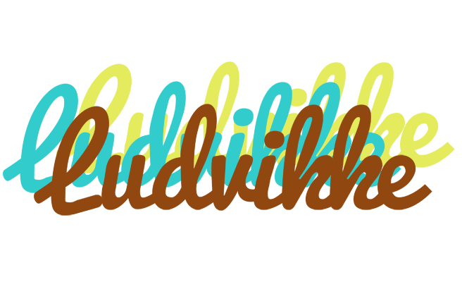 Ludvikke cupcake logo